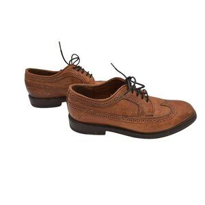 Frye Wingtip Brown Leather Brogue Shoes 3484591-CAR Lace Up Men's Size 10D